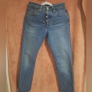 Levi's 501 womens skinny jeans 25x28